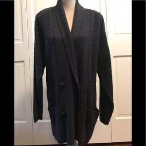 Dana Buchman Gray Cardigan